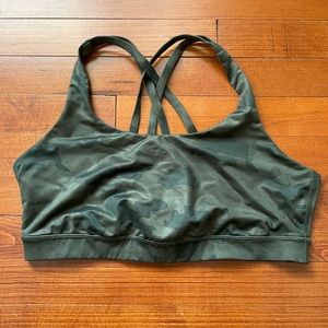 Lululemon Camo Energy Bra Size 12